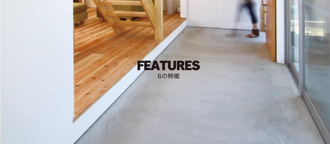FEATURES 6つの特徴