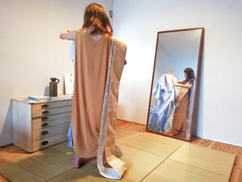 趣味は着付け。