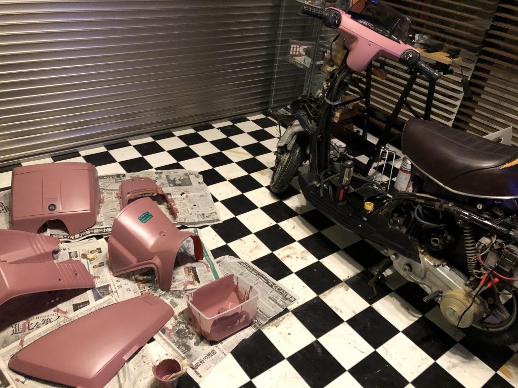 昼夜関係なくDIY