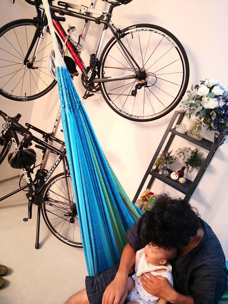 初めてのハンモック