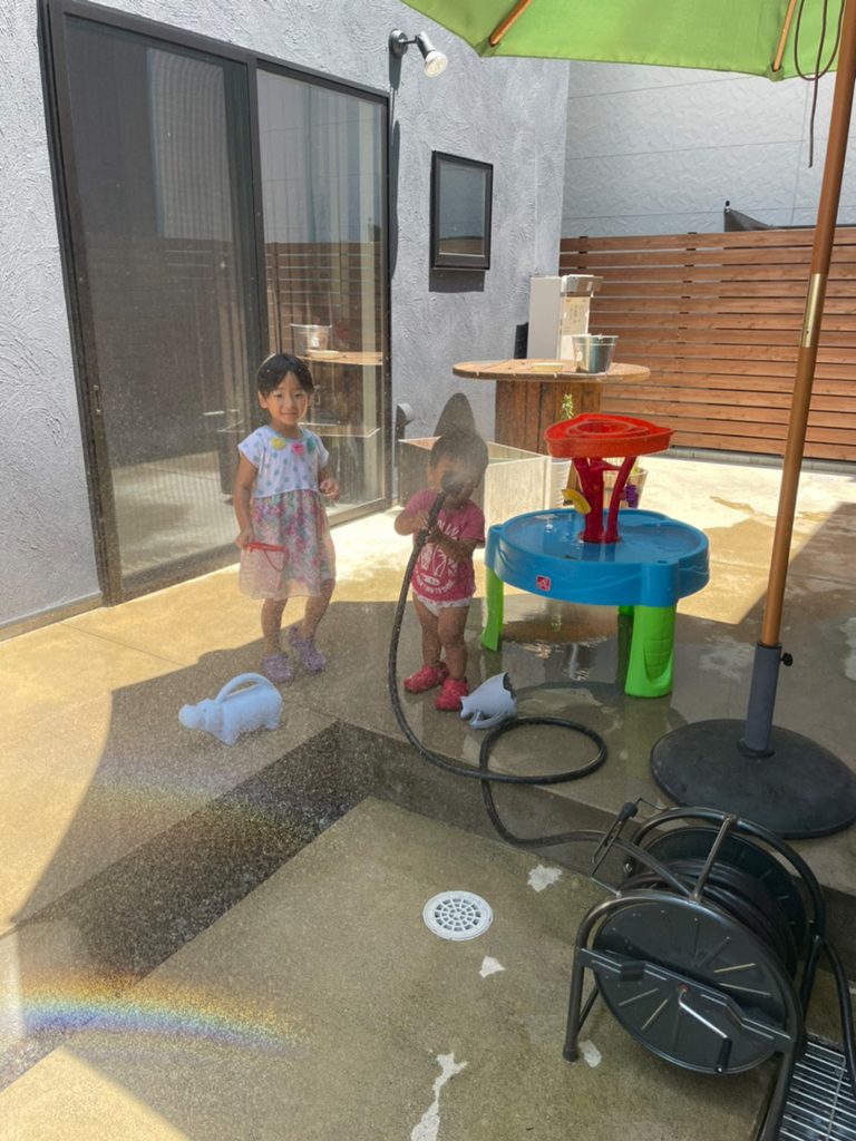 水遊び