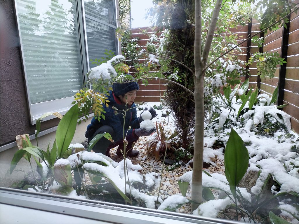 とりあえず雪だるま