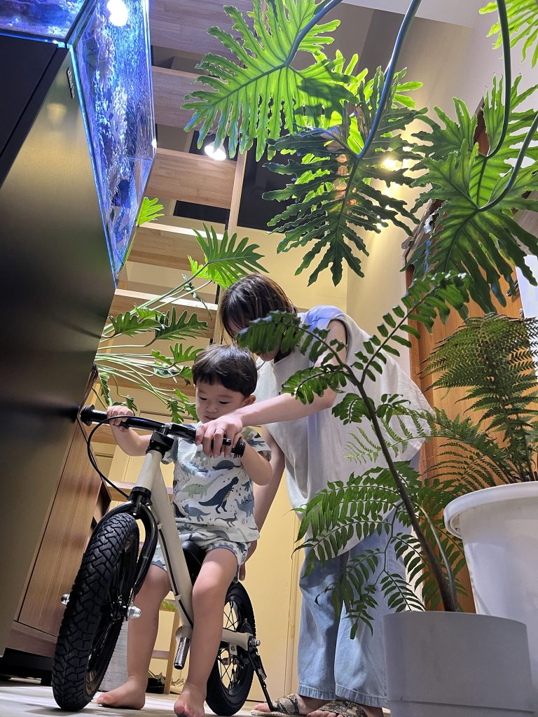 恐竜の服着てジャングル探検