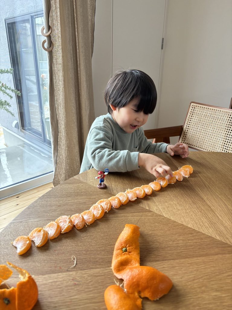みかんさんのかくれんぼ
