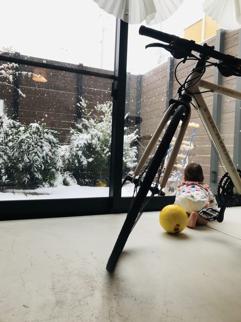 生まれて初めての雪