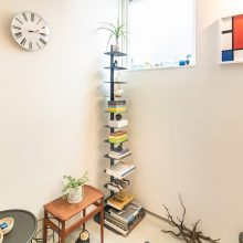 手入れしやすく、 盆栽が映える家。2