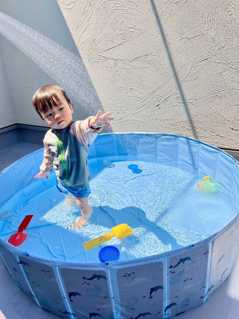 お水気持ちいいな〜！